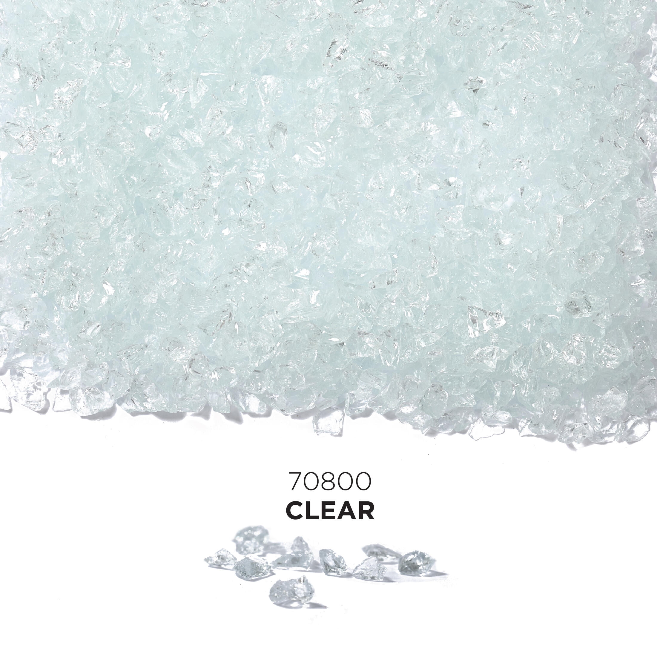 (3 pack) Fragment Effects Glass Chips, Clear, 6 oz