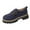Blue, variant on Women's Fashion Casual Frosted Round Head Thick Heel Thick Bottom Loafers Mid Heel Shoes Dr Scholls Women Shoes Classic Clog Senior Front Womens Gifts