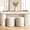 Beige, variant on Gericco 17" Round Storage Ottomans Boucle Foot Rest Stool Vanity Stool for Bedroom Entryway Ottoman Set of 2-Padded Seat for Living Room, Dorm,Beige