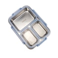 thumbnail image 6 of Stainless Steel Bento Box Lunch Container with Lid, 3 Separate Compartment, BPA-free Drop-proof Food Grade Dishwasher Safe Reusable Container for Meal Prep Home Travel Office Adults, 6 of 6