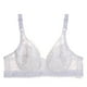 thumbnail image 3 of Ploknplq Bras for Women,Wireless Bra,Breathable Bras for Women,Womens Sexy Lace Gathered Bra Straps Breast Cup Underwear (no Underwire),Bralettes for Women,Bras for Women No Underwire White 75B, 3 of 4