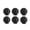 black, variant on RYLZX 6Pcs Walker Tennis Balls Precut Tennis Balls for Walkers Walkers Legs Universal Precut Glide Balls, Heavy Duty Long Lasting Felt Pad Glide Coverings for Furniture Legs and Floor Protection