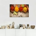 thumbnail image 6 of Kitchen Canvas Wall Art Couful Spice in Spoon Vintage Picture Dining Room Canvas Painting for Home Wall Decor, Spices Framed Artwork for Kitchen Restaurant Wall Decoration Ready to Hang (12" Hx18 W), 6 of 6