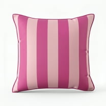Mainstays 16 in x 16 in Pink Cabana Outdoor Pillow, Pink