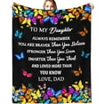 thumbnail image 1 of LHSHID Bible Verse Blanket Flannel Soft and Comfortable Anti static Bed Sofa Blanket 50x60in, 1 of 6