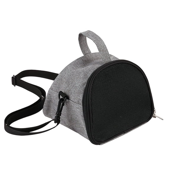 Small Pet for Carrier with Adjustable Strap Portable Handle Breathable Carrying Bag Pouch Cage for Finch Conure Parakeet