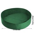 thumbnail image 1 of Bolsa de plantación redonda para jardín al aire libre, invernadero, fieltro, tela, planta, flor, vegetal, maceta, cubo, verde, 127x20cm kenally HA5752-12, 1 of 6