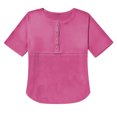 thumbnail image 4 of Women's Round Neck Top Short Sleeve Solid Color Summer Blouse Casual Comfortable Basic Tee for Easy Weekend Style, 4 of 5