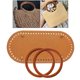 thumbnail image 4 of Bolso de ganchillo de cuero, conjunto de mano, bolso de punto para bricolaje - Estilo 1 SM SunniMix bolsos de fondo para crochet, 4 of 8