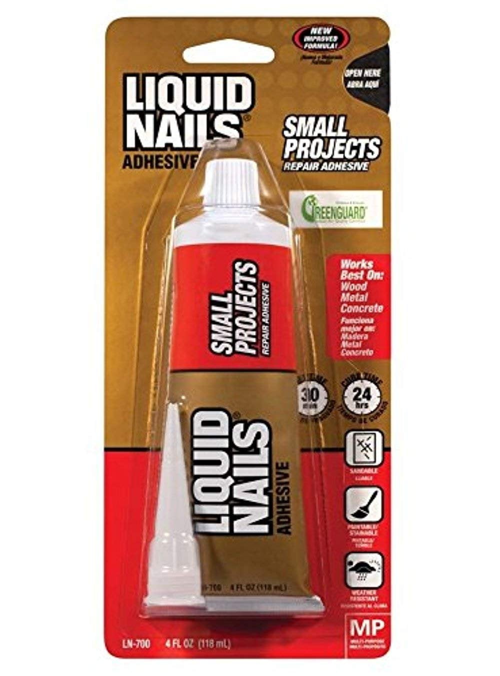 Liquid Nails LN700 VOC 4 Oz Small Projects & Repairs Adhesive
