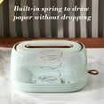 thumbnail image 6 of COFEST Wall-Mounted Spring Tissue Box Organizer for Living Room, No-Punch Wall Mount Tissue Dispenser with Stylish Design, Desktop Tissue Box Cover for Restroom and Office Spaces. Mint green, 6 of 6
