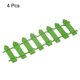 thumbnail image 3 of Miniatura Jardín Cerca Unique Bargains Ornamento Madera Verde 3.6 Pulgadas Paquete de 4, 3 of 6