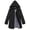 Black, variant on Thick Women Front-Zip Hooded Parka Coat Outdoor Waterproof Jacket BETT