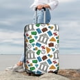 thumbnail image 4 of Wukai Art Of Livings Elastic Luggage Cover: Personalized Protection for Your Suitcase - Fits 19~29-inch, Washable & Durable Travel Companion-X-Large, 4 of 8