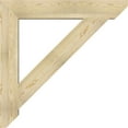 thumbnail image 3 of Ekena Millwork 6"W x 42"D x 42"H Traditional Slat Rough Sawn Bracket, Douglas Fir, 3 of 4