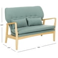 thumbnail image 4 of SAFAVIEH Ellaria Loveseat Blue, 4 of 7