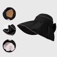 thumbnail image 2 of Achuyrbd Women's Bowknot Wide Brim Sun Hat, Foldable UV Protection Bucket Hat, 2 of 5