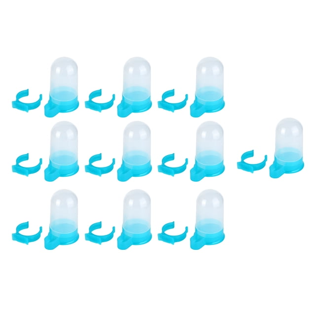 Comedero para pájaros BuyWeek 10 piezas plástico dispensador de agua automático