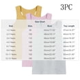 thumbnail image 3 of Girls Tank Tops 3 Pack Cotton Sleeveless Shirts Summer Clothes for Kids Multicolor,Size 10-11 T, 3 of 8