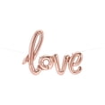thumbnail image 2 of Globos North Star Balloons 40' Love Oro Rosado, 2 of 2