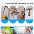 thumbnail image 3 of Faucet Mount Filter,Faucet Water Filter for Kitchen,6 Layer Cartridge Activated Carbon Filters Water Filter,Faucet Water Purifier Replacement for Sink Applicable 1/2inch - 3/4inch Faucet(Green), 3 of 3