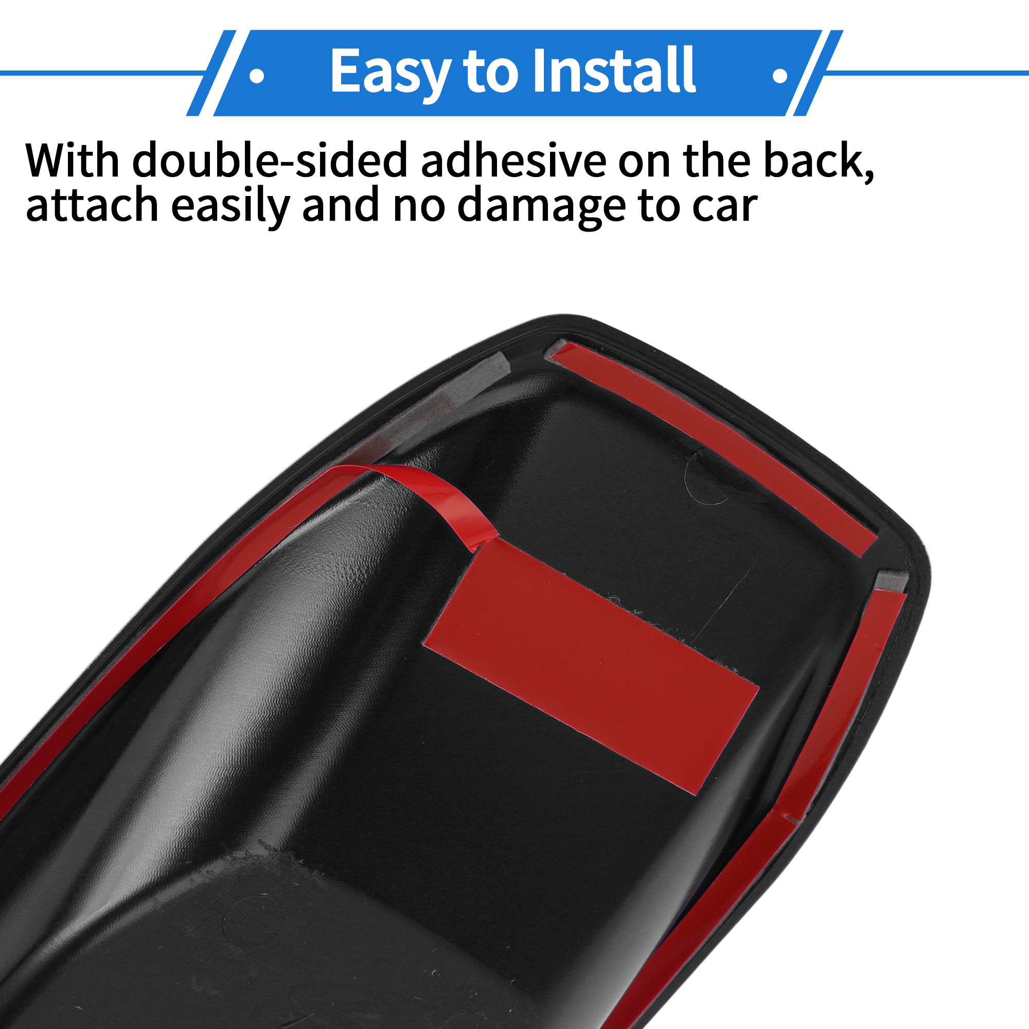 Unique Bargains 4 Pcs Door Bowl Cover Trim Compatible for Jeep Wrangler JL 2018-2022 ABS Black Exterior Accessories