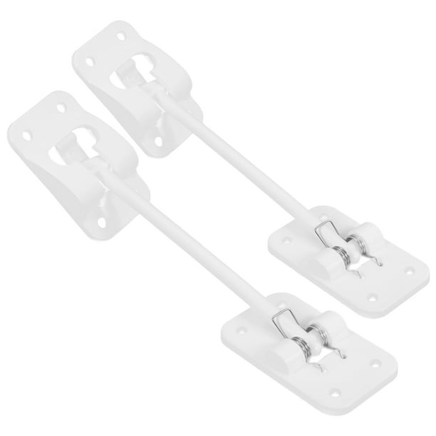 2 juegos de soportes para puertas de vehículos recreativos, pestillo para puerta de remolque, pestillo para puerta de remolque de coche, pestillo para puerta de caravana, gancho