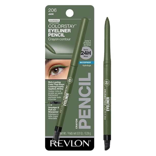 Delineador Revlon colorstay resistente al agua 206 Jade 0.28g