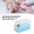 thumbnail image 3 of 2 In 1 Nail Drill Bits Holder Nail Drill Bits Cleanser,  Stand Display Storage, Portable Design For Manicure Tools Drill Bits Stand Display Storage Box, 3 of 8
