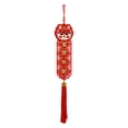 thumbnail image 2 of Decoración colgante de dragón chino para Festival de Primavera, elementos clásicos de 5x31 pulgadas con borla roja para accesorios de sala de estar Estilo A, 2 of 10