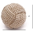thumbnail image 2 of Rii Brand Jute Rope Balls Rustic Spherical Decorative Balls Set of 6, 2.5", 2 of 3