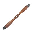 thumbnail image 3 of Deco 79 Traditional Wooden Airplane Propeller Decor, 5" H x 48" L, Polished Brown Finish, 3 of 5