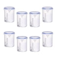 thumbnail image 3 of Contenedores de pintura de 8 piezas, vasos de almacenamiento de pintura prácticos, ligeros y reutilizables 800 ml, 3 of 8