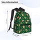 thumbnail image 2 of Disketp green Christmas Element Mochila Ligera Clásica con Múltiples Bolsillos, Mochila Casual para Hombre y Mujer, Ideal para Escuela, Trabajo y Viajes, 2 of 6