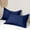 Navy, variant on Mouliraty Solid Color Pillowcase Pillow Core Set For Two Pairs Of Comfortable And Breathable Student Dormitory Pillow Case
