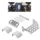 thumbnail image 4 of 4 piezas orugas coche de acero inoxidable chasis Set, patín de protección y protección del para Axial SCX10 II 90046 90047 Sunnimix Armadura de chasis RC, 4 of 8