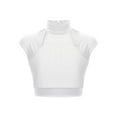 thumbnail image 3 of Doomiva Kids Girls Sleeveless Ballet Jazz Hip Hop Dance Tank Crop Tops Performance Costume Dancewear White 16, 3 of 7