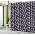 thumbnail image 5 of Ambesonne Flower Shower Curtain, Retro Blowballs Dots, 69"Wx70"L, Multicolor, 5 of 5