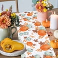 thumbnail image 4 of Orange Blue Pumpkin Table Runner, Autumn Thanksgiving Kitchen Dining Table Decoration for Home Party Decor 13x108 Inches, 4 of 9