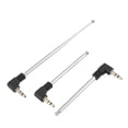 thumbnail image 1 of Unique Bargains 3.5mm Connector 4 Sections AV Telescopic Antenna Replacement 10 Inch Long 3pcs, 1 of 1