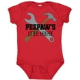thumbnail image 3 of Inktastic Peepaw Grandpa's Little Helper Boys Baby Bodysuit, 3 of 5