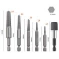 thumbnail image 4 of koolsoo Bolt Screw Extractor Set Screw Remover 1/4 inch Shank Tap Extractors for Damaged, 4 of 8