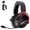 Black red, variant on 2.4GHz Wireless Gaming Headset for PS5, PS4, Switch, PC, Bluetooth 6.0 over Ear Gaming Headphones with Detachable Mic, HD Stereo Sound, 50mm Drivers, LED Digital Display, RGB Lighting, 100H Playtime