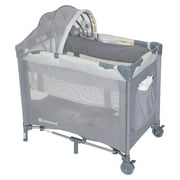 Baby Trend Mini Nursery Center™ Playard with Bassinet and Travel Bag - Dotted Diamond Gray - Gray