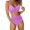 A14, variant on Women Push Up Two Piece Bikini Swimsuits Wrap Criss Cross Cut Out Padded Swimwear Beach Bathing Suit High Waisted Bottom Wrap Leopard Bikini Set