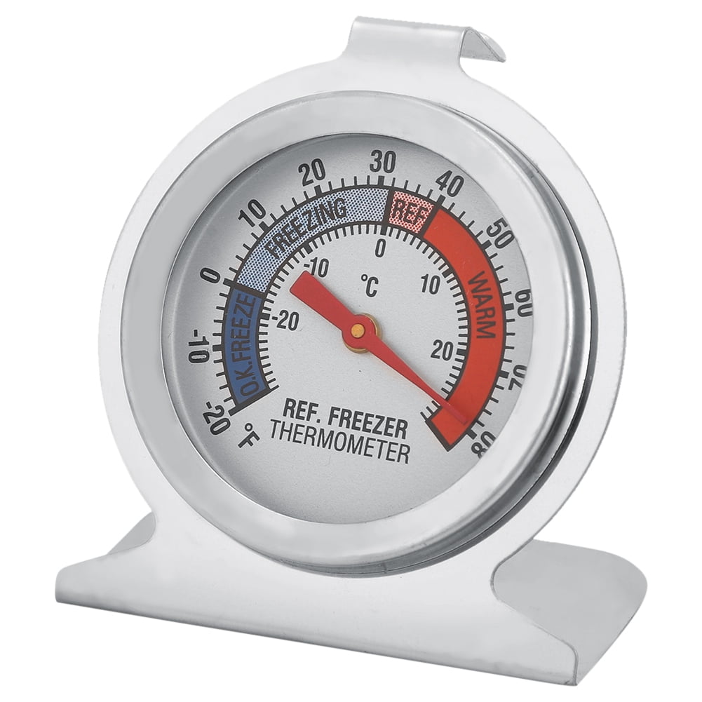FAGINEY Stainless Steel Freezer Thermometer Refrigerator Baking Cooking