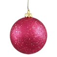 thumbnail image 1 of Vickerman 8" Vin Paillettes Boule Ornement de Noël, 1 of 3