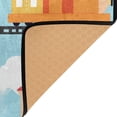 thumbnail image 3 of Yayeee Area Rugs for Living Room 5.2'x4' Non Slip Washable Bedroom Floor Carpet, Cartoon Train Pattern, 3 of 5