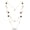 Gold Black/red/white_ inlay, variant on Women's multi-layered gold cross necklace, a street-style jewelry piece, perfect as a holiday gift.