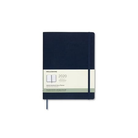 Moleskine 2015 Turntable Planner Moleskine 2020 Weekly Planner, 12m, Extra Large, Sapphire Blue, Soft Cover (7.5 X 9.75) Paperback ()